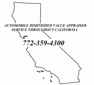 CALIFORNIA DIMINISHED VALUE APPRAISER 772-359-4300